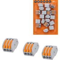 Клемма СМК зажимная с рычагом 2.5мм2 20шт/уп TDM