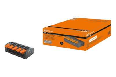 Клемма СМК зажимная с рычагом 2.5мм2 TDM