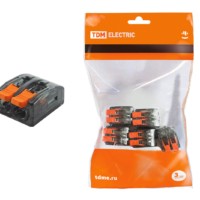 Клемма СМК зажимная с рычагом 2.5мм2 5шт/уп TDM