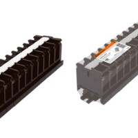 Блок зажимов наборный БЗН 20А на DIN-рейку 10 пар TDM