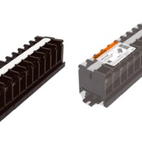 Блок зажимов наборный БЗН 30А на DIN-рейку 10 пар TDM