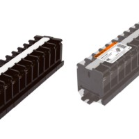 Блок зажимов наборный БЗН 60А на DIN-рейку 10 пар TDM