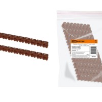 Маркер наборный – символ “1” коричневый 1,5 мм2 (150 шт.) TDM