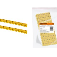 Маркер наборный – символ “4” желтый 1,5 мм2 (150 шт.) TDM