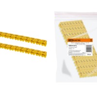 Маркер наборный – символ “L” желтый 1,5 мм2 (150 шт.) TDM