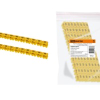 Маркер наборный – символ “B” желтый 1,5 мм2 (150 шт.) TDM