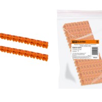 Маркер наборный – символ “3” оранжевый 2,5 мм2 (150 шт.) TDM