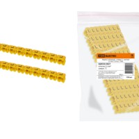 Маркер наборный – символ “L” желтый 2,5 мм2 (150 шт.) TDM