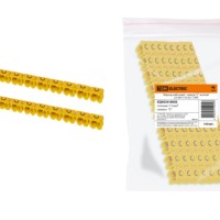 Маркер наборный – символ “C” желтый 2,5 мм2 (150 шт.) TDM