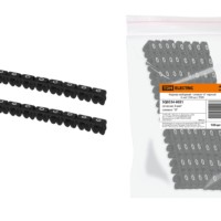 Маркер наборный – символ “0” черный 4 мм2 (100 шт.) TDM