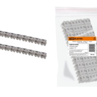 Маркер наборный – символ “8” серый 4 мм2 (100 шт.) TDM