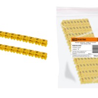 Маркер наборный – символ “N” желтый 4 мм2 (100 шт.) TDM