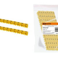 Маркер наборный – символ “B” желтый 4 мм2 (100 шт.) TDM