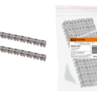 Маркер наборный – символ “8” серый 6 мм2 (100 шт.) TDM