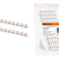 Маркер наборный – символ “9” белый 6 мм2 (100 шт.) TDM