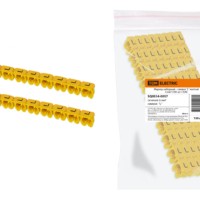 Маркер наборный – символ “L” желтый 6 мм2 (100 шт.) TDM