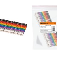 Маркеры наборные – комплект цифр («0»-«9») 2,5 мм2 (150 шт.) TDM