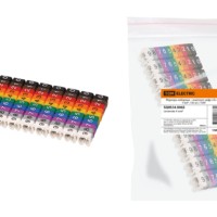 Маркеры наборные – комплект цифр («0»-«9») 4  мм2 (100 шт.) TDM