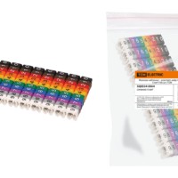 Маркеры наборные – комплект цифр («0»-«9») 6  мм2 (100 шт.) TDM