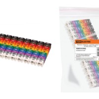 Маркеры наборные – комплект цифр («0»-«9») 0,5 мм2 (200 шт.) TDM