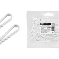 Дюбель-хомут ДХКК 5×10мм нейлон белый 100 шт/уп TDM