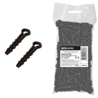 Дюбель-хомут ДХКП 5×10мм чёрный 100 шт/уп TDM