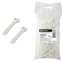 Дюбель-хомут ДХКП 6-14мм белый 100 шт/уп TDM