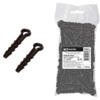 Дюбель-хомут ДХКП 6-14мм чёрный 100 шт/уп TDM