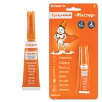 Супер-клей “Мастер” 3г/блистер TDM