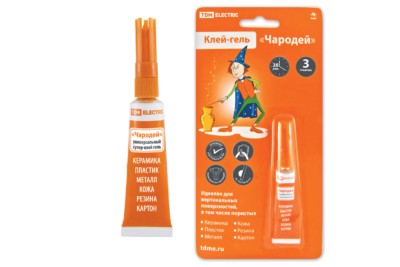 Супер-клей гель “Чародей” 3г/блистер TDM