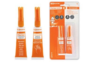 Супер-клей “Мастер” + антиклей/блистер TDM