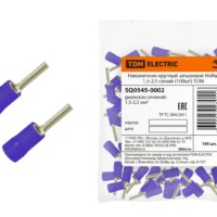 Наконечник кабельный 1,5-2,5 синий 100шт/уп TDM