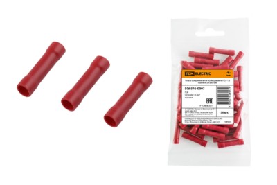 Гильза кабельная ГСИ 1,5 красная (50 шт) TDM