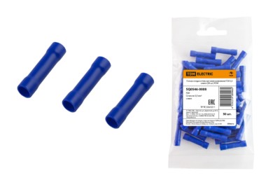 Гильза кабельная ГСИ 2,5 синяя (50 шт) TDM