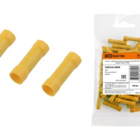 Гильза кабельная ГСИ 6,0 желтая (50 шт) TDM
