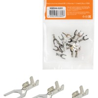 Наконечник кабельный вилочный НВ 1,5-4 вилка 1-1,5 мм² 20шт/уп TDM