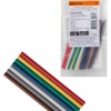 Набор трубок термоусаживаемых, не поддерживающих горение, клеевых, 7 цветов, длиной 10 см ТТкНГ(3:1) “Полицвет 2,4/0,8 TDM”