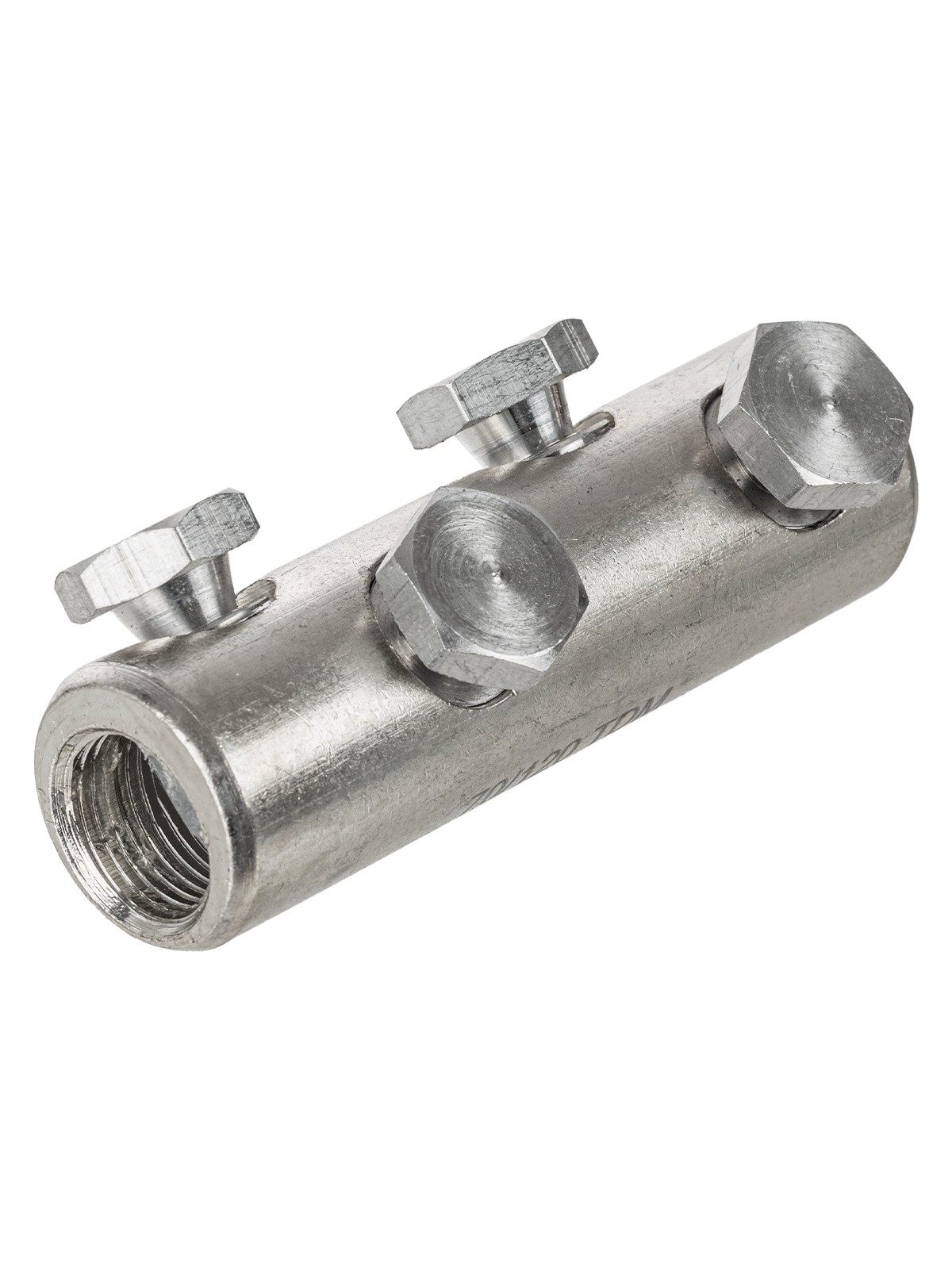 Соединитель (гильза) кабельный, болтовой, луженый 4СБЛ-70/120-10кВ TDM — изображение 2