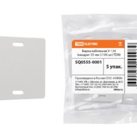 Бирка кабельная У-134 (квадрат 55 мм ) (100 шт) TDM