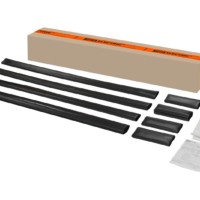 Муфта кабельная термоусаживаемая концевая, внутренней и наружной установки 150-240 кв.мм, 1кВ, ПВХ/СПЭ без брони, без наконечников 4ПКВНтп1-150/240-БН TDM