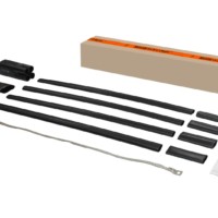 Муфта кабельная термоусаживаемая концевая, внутренней и наружной установки 70-120 кв.мм, 1кВ, ПВХ/СПЭ с броней, без наконечников 4ПКВНтпБ1-70/120-БН TDM