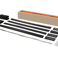 Муфта кабельная термоусаживаемая концевая, внутренней и наружной установки 150-240 кв.мм, 1кВ, ПВХ/СПЭ с броней, без наконечников 4ПКВНтпБ1-150/240-БН TDM