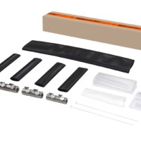 Муфта кабельная термоусаживаемая соединительная 70-120 кв.мм 1кВ ПВХ/СПЭ без брони с соединителями 4ПСт1-70/120-Б TDM