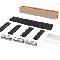 Муфта кабельная термоусаживаемая соединительная 150-240 кв.мм 1кВ ПВХ/СПЭ без брони с соединителями 4ПСт1-150/240-Б TDM