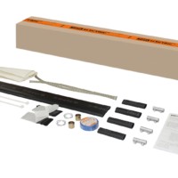 Муфта кабельная термоусаживаемая соединительная 10-25 кв.мм 1кВ ПВХ/СПЭ с броней с соединителями 4ПСтБ1-10/25-Б TDM