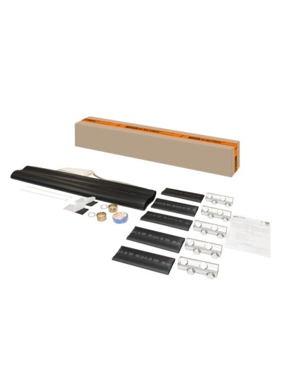 Муфта кабельная термоусаживаемая соединительная 150-240 кв.мм 1кВ ПВХ/СПЭ с броней с соединителями 5ПСтБ1-150/240-Б TDM