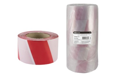 Лента сигнальная оградительная красно-белая 5шт/уп ЛСО-50х100 TDM