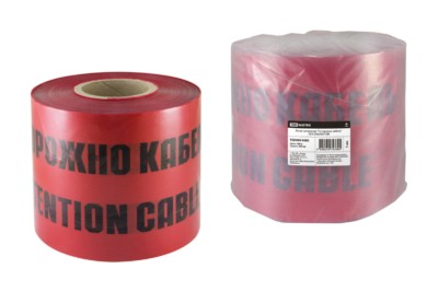Лента сигнальная “Осторожно кабель” ЛСК-250х100 TDM