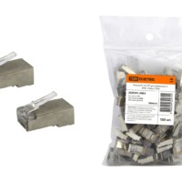 Разъем RJ-45 FTP для кабеля кат. 6 8P8C 100шт/уп TDM