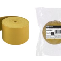 Лента термоусаживаемая изолирующая с клеевым слоем желтая ЛТИк-10-50х5000-Ж TDM